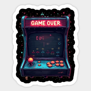 Game Over Arcade Sticker